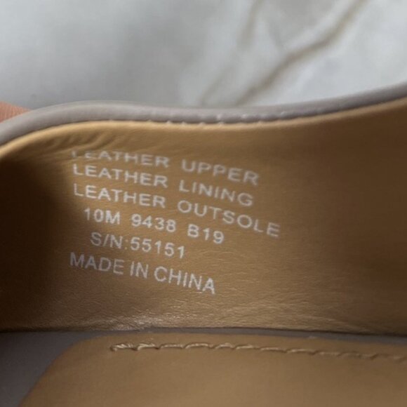 Tory Burch Grey Leather Julianne Peep Toe Wedge Heel Pumps - Picture 10 of 10